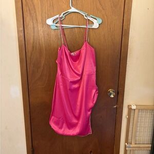 Fashion Nova Vibrant Pink Dress